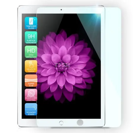 Tjs 9H Tempered Glass For Ipad 9.7" (2017–2018), Ipad Pro 9.7", Ipad Air & Air 2 — 2.5D Edge, Apple Pencil Compatible 1
