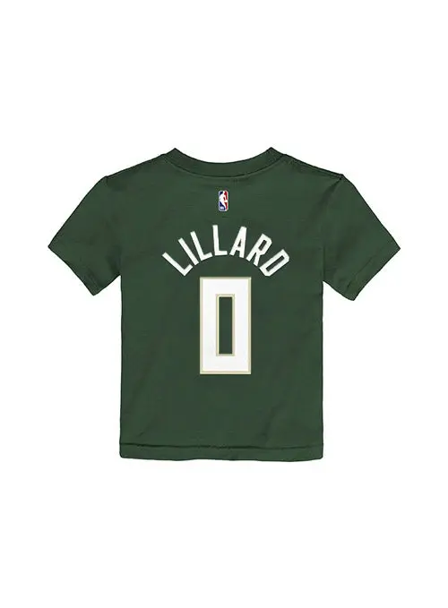 Toddler Nike Damian Lillard Icon Edition Milwaukee Bucks T-Shirt 1