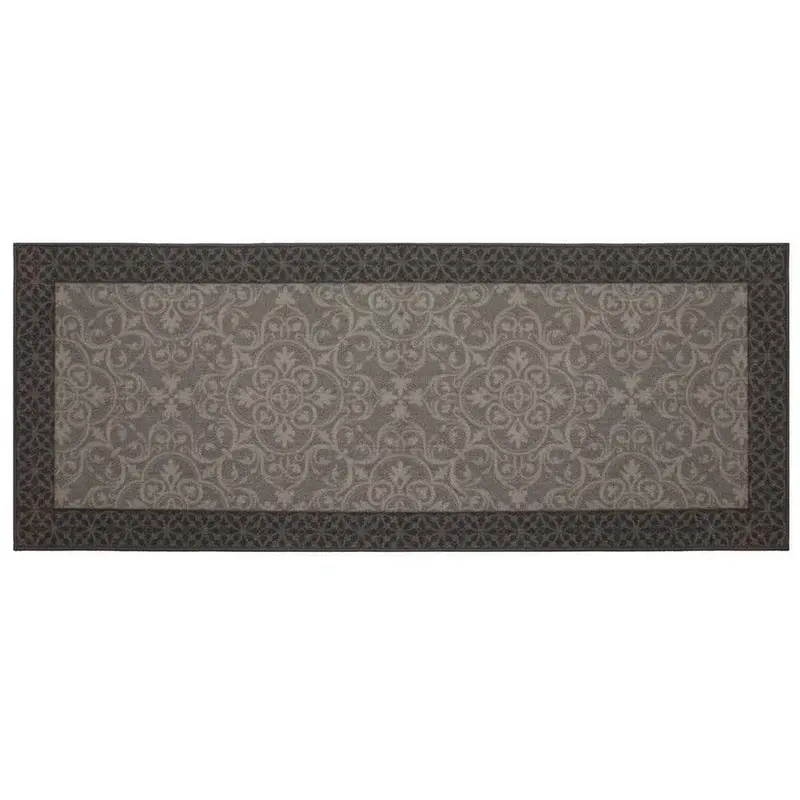 Trafficmaster Derbent Grey Accent Rug – 2' X 5' Durable Polypropylene Floor Mat 1