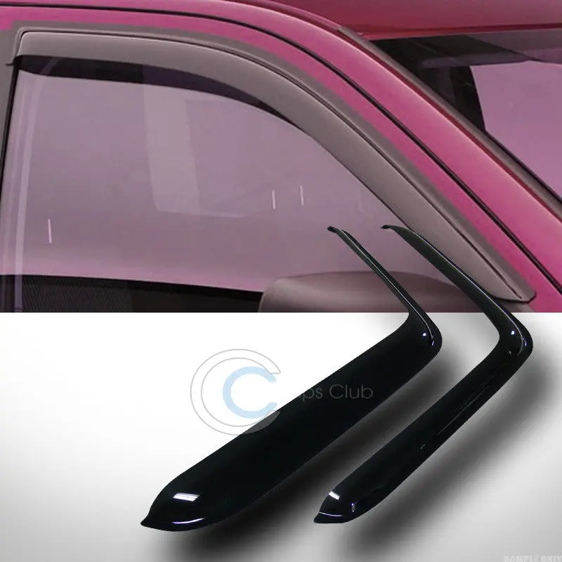 Two-Piece Smoke-Tinted Window Visors For 1973–1991 Chevrolet/Gmc C10 & Suburban 1