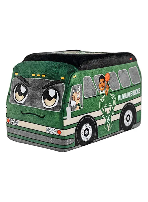 Uncanny Brands Giannis & Damian Bus Plush Toy – 8-Inch Milwaukee Bucks Figure 1