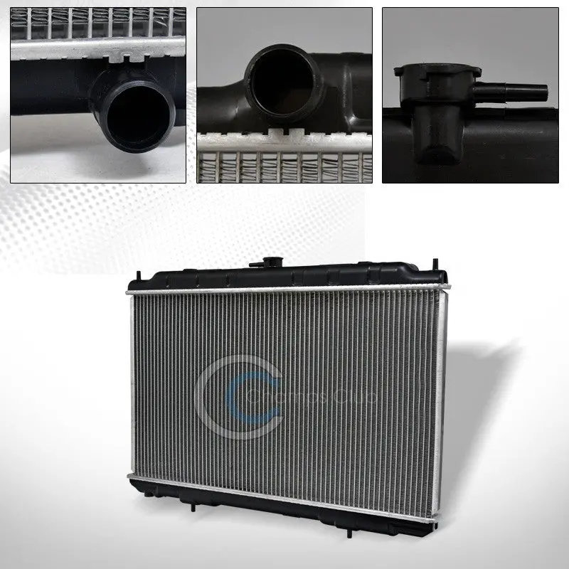 Universal-Fit Aluminum Radiator For 2000–2003/2004 Nissan Maxima, Infiniti I30 & I35 (3.0L Or 3.5L V6, Manual Or Automatic) 1