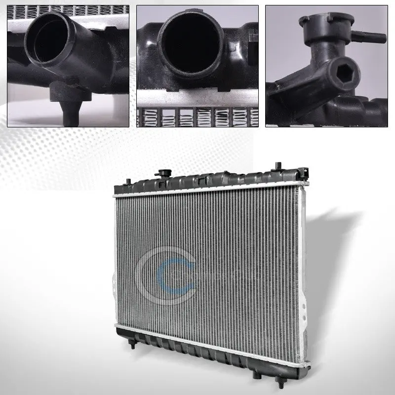 Upgraded Aluminum Radiator For 2001–2006 Hyundai Santa Fe – Compatible With 2.4L L4 And 2.7L V6 Powertrains 1