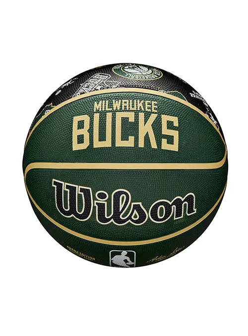 Wilson All-Over Print Milwaukee Bucks Basketball 1