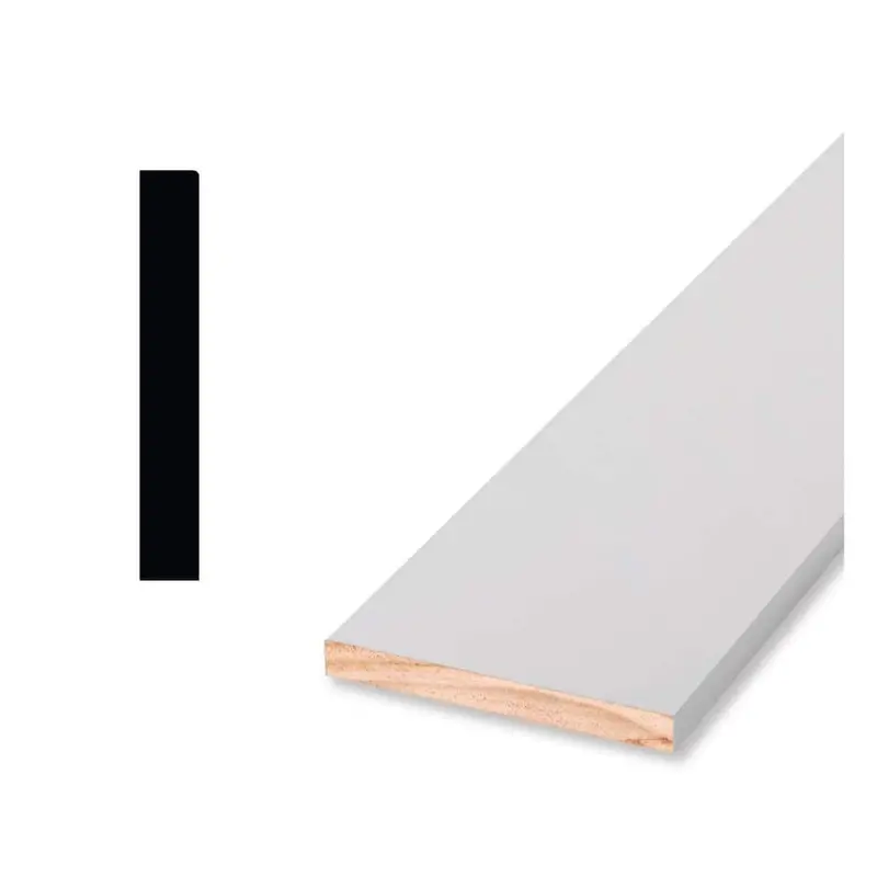 Woodgrain Millwork Timeless Craftsman 525E1 Pro Pack: 9/16" X 5-1/4" X 144" Primed Pine Baseboard (5 Pcs) 1