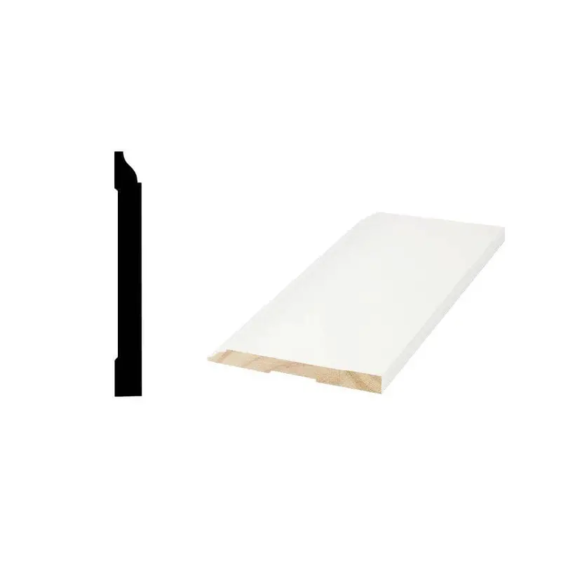 Woodgrain Millwork Wm618 Primed Finger-Jointed Base Molding: 9/16" X 5-1/4" 1