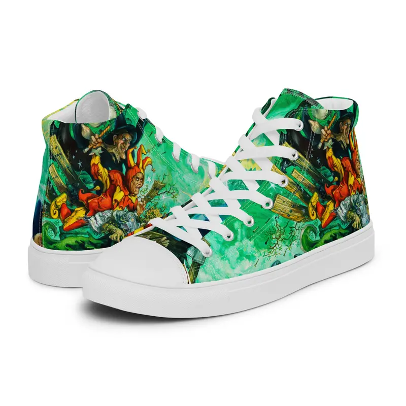 Wyrd Sisters Women'S Canvas High-Top Shoes – Free Us Shipping & Size Chart 1