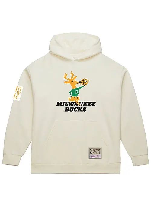Youth Mitchell & Ness Hwc '68 In Season Milwaukee Bucks Hooded Sweatshirt 1