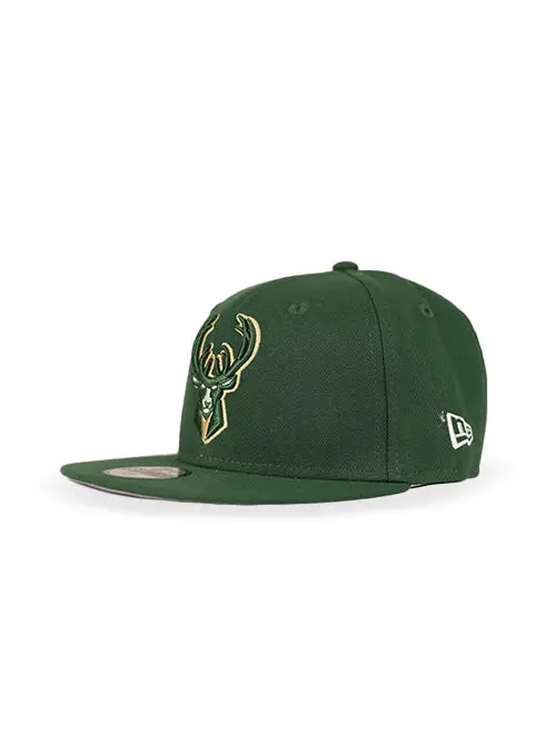 Youth New Era 9Fifty State Patch Snapback – Milwaukee Bucks 1