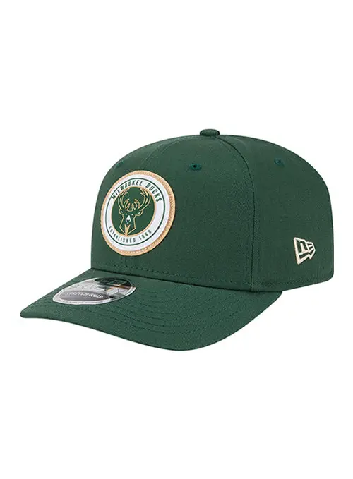 Youth New Era 9Seventy Circle Patch Milwaukee Bucks Snapback 1
