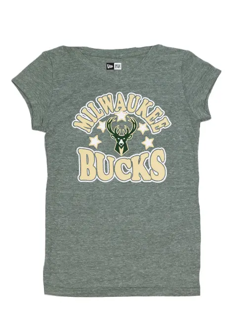 Youth New Era Bucks & Stars T-Shirt 1