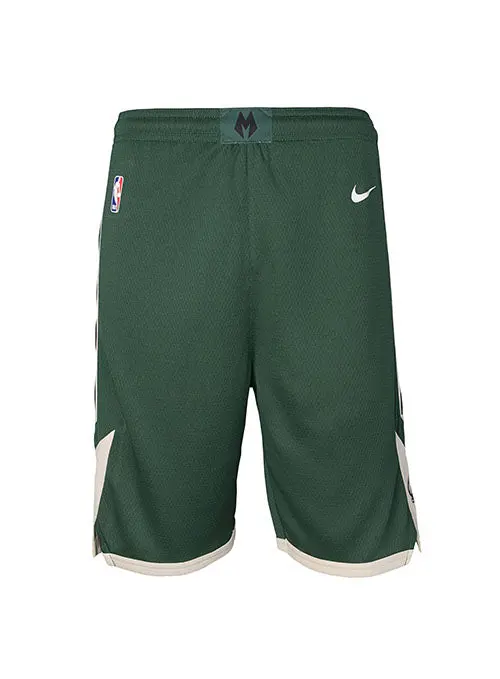 Youth Nike Icon Milwaukee Bucks Swingman Shorts 1