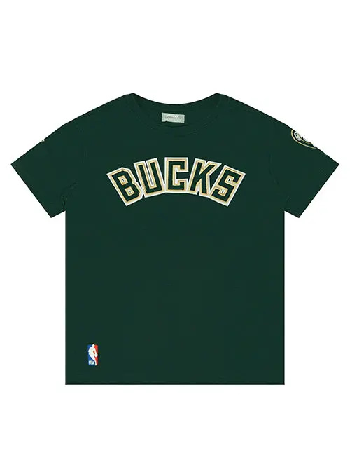 Youth Pro Standard Classic Chenille Milwaukee Bucks T-Shirt 1