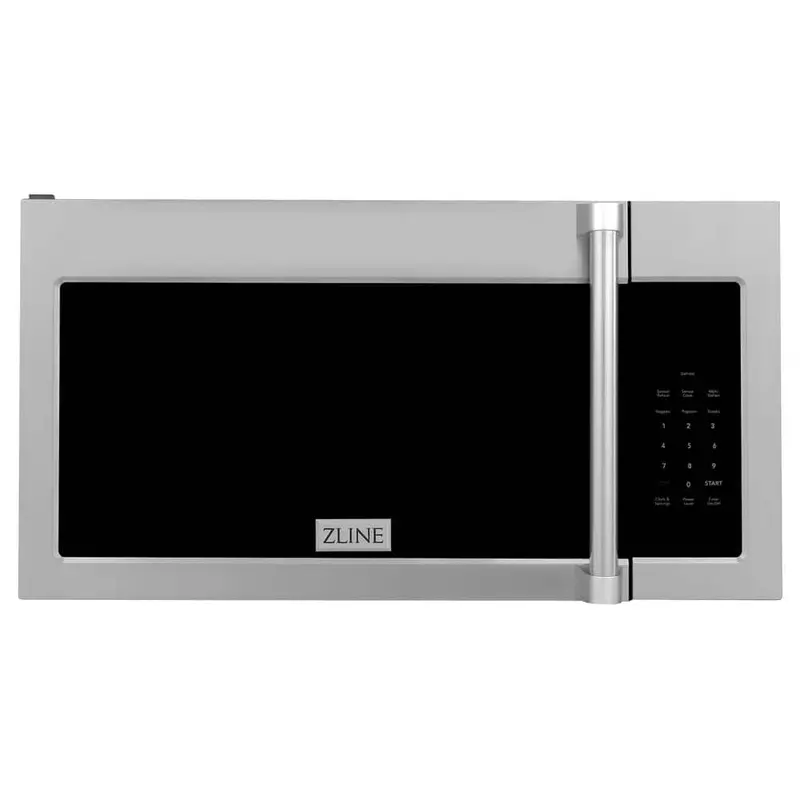 Zline 30" 900W Stainless Steel Over-The-Range Microwave Oven With 300 Cfm Vent & Traditional Handle 1