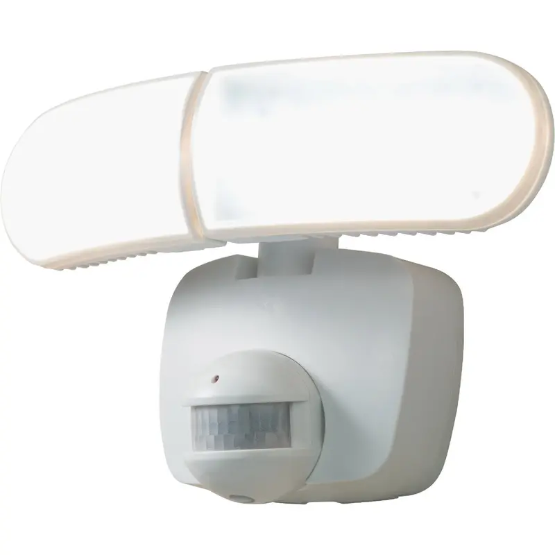 All-Pro White Led Dusk-To-Dawn Floodlight With Motion Sensing Technology 1