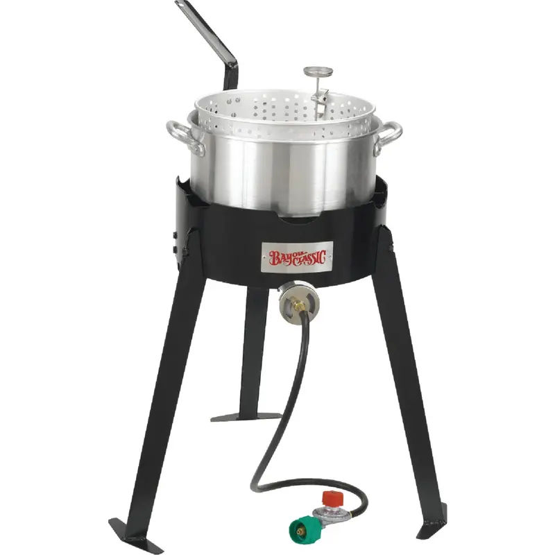 Bayou Classic 10-Quart Aluminum Outdoor Fish Fryer 1