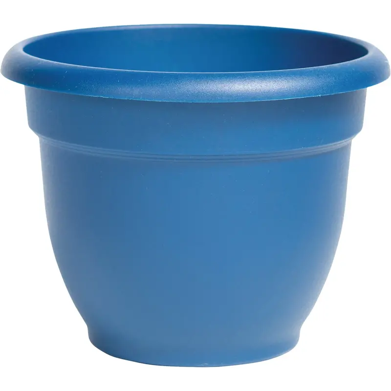 Bloem Ariana Self-Watering Planter – 10-Inch Classic Blue Plastic Pot 1