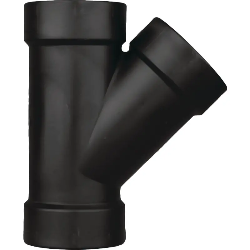 Charlotte Pipe Abs Wye Fitting – 3-Inch Hub-To-Hub Configuration 1