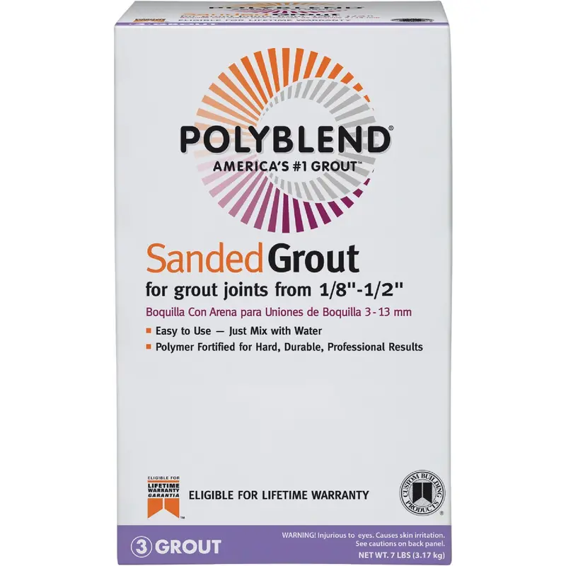 Custom Building Products Polyblend Sanded Tile Grout — 7-Pound Antique White 1