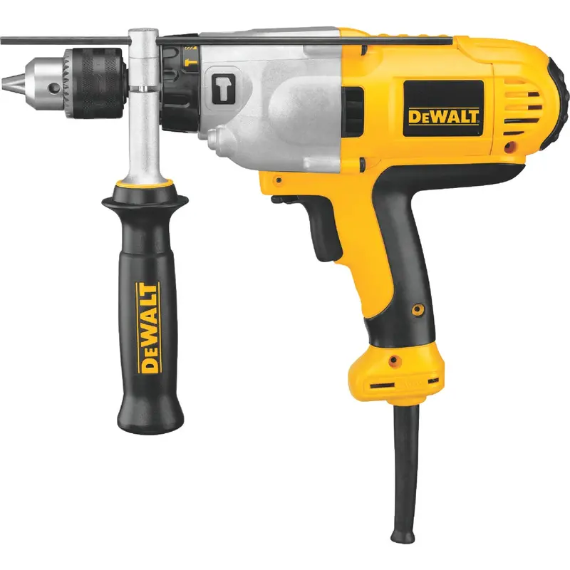 Dewalt 1/2" Keyed Hammer Drill – 10-Amp Vsr Mid-Handle Grip 1