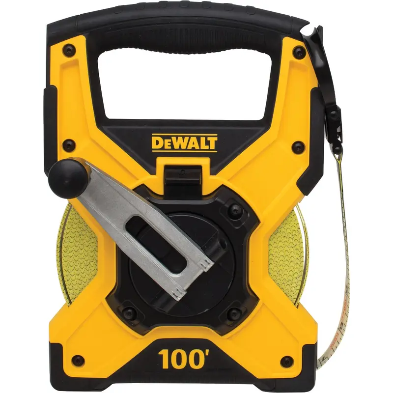 Dewalt 100-Foot Fiberglass Open-Reel Tape Measure 1
