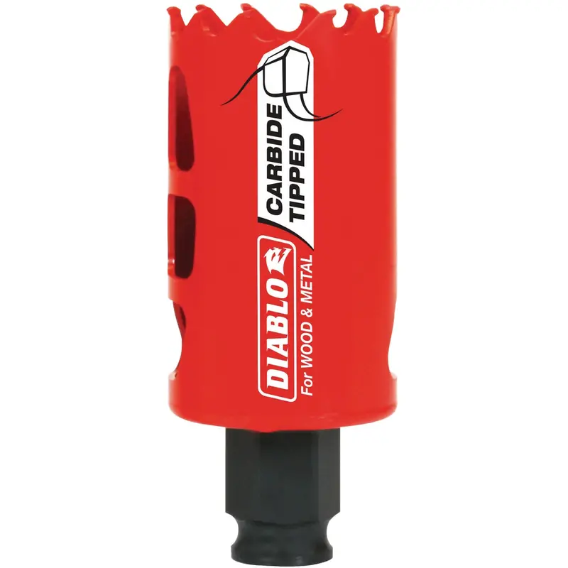 Diablo 1-1/2-Inch Carbide-Tipped Hole Saw For Clean, Fast Boring 1