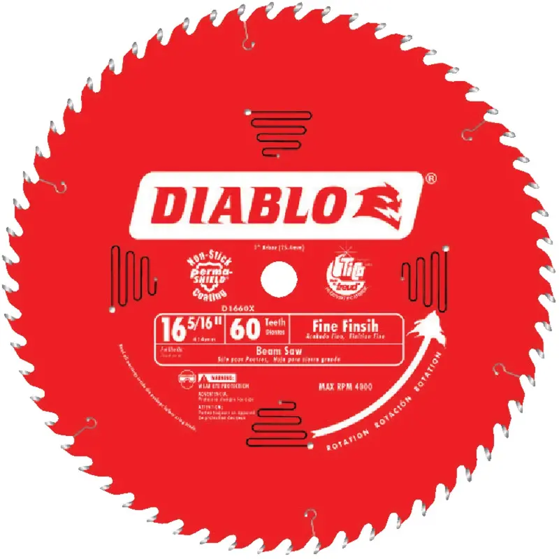 Diablo 16-5/16-Inch 60-Tooth Fine-Finish Circular Saw Blade For Precision Beam Cuts 1