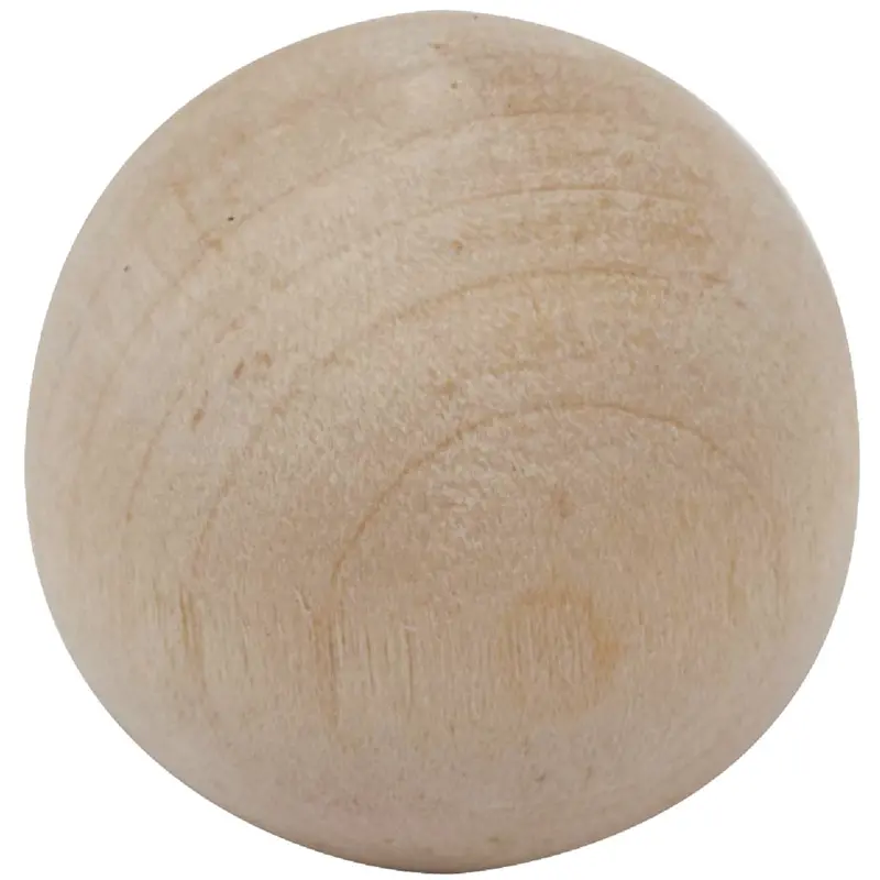 Do It Wood Hardwood Cabinet Knobs – 1-1/2" Round, White Primed (2-Pack) 1