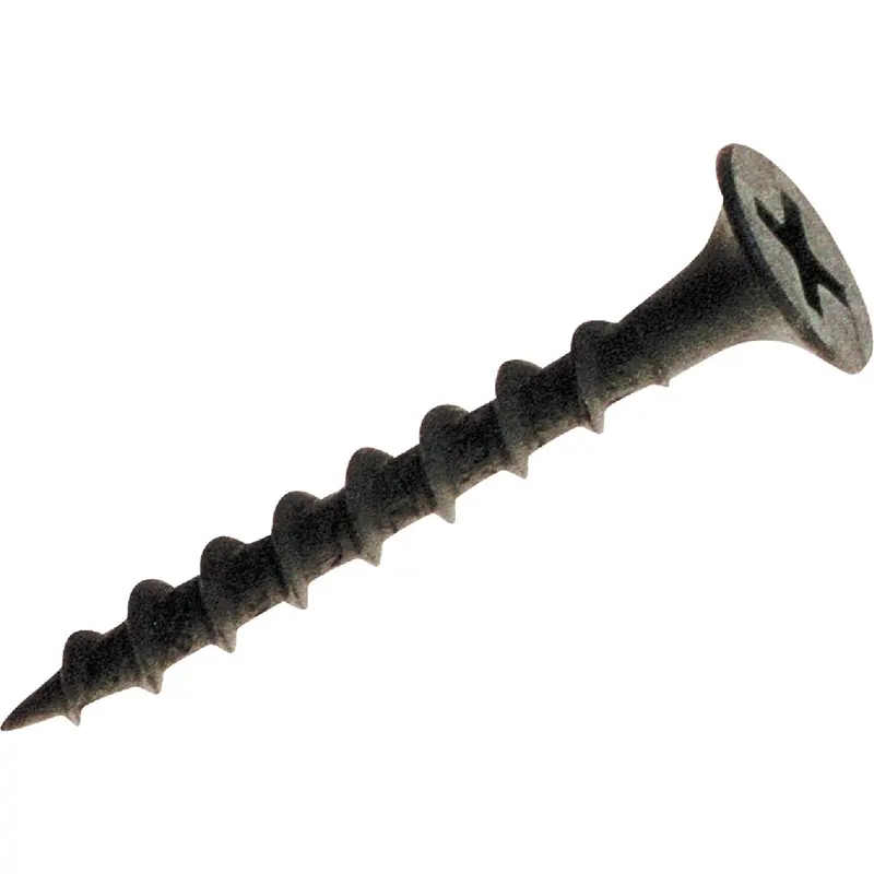 Grip-Rite Coarse Thread Drywall Screws – #8 X 3", Black Phosphate, 2000-Count Bulk Pack 1