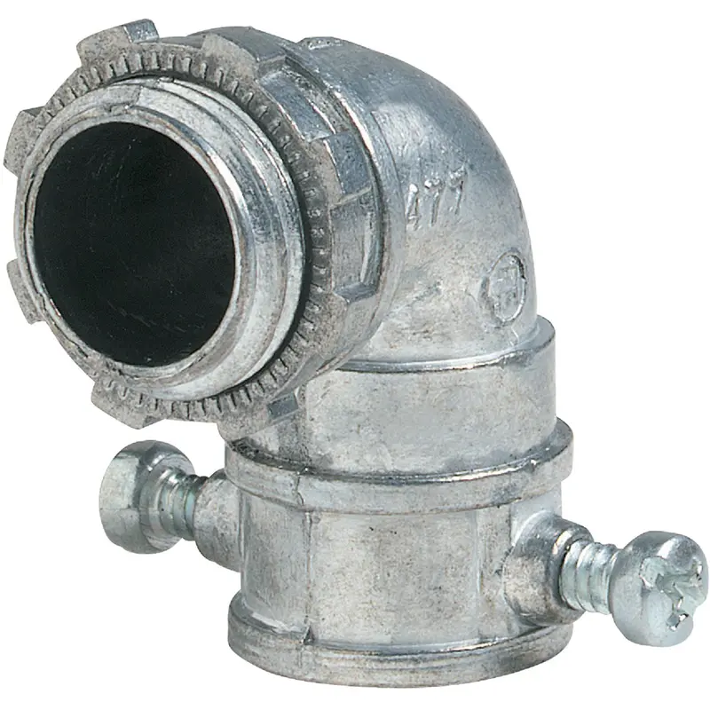 Halex Emt Conduit Connector – 1/2-Inch Set-Screw 90° Fitting For Rigid Metal Tubing 1