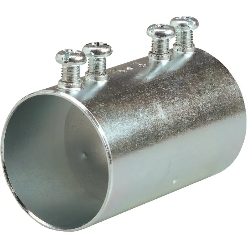 Halex Emt Conduit Coupling – 1-1/4 In. Set-Screw Type For Rigid Metal Tubing 1