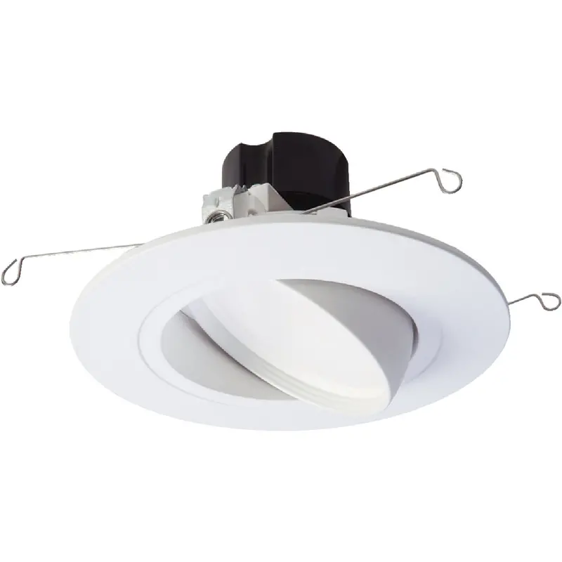 Halo 4-Inch Led Gimbal Recessed Light Kit – Adjustable, Ic/Non-Ic Rated, White Finish 1
