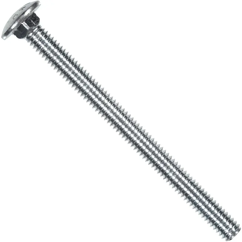 Hillman Grade 2 Zinc-Plated Carriage Bolt – 1/4" X 2-1/2", Pack Of 100 1
