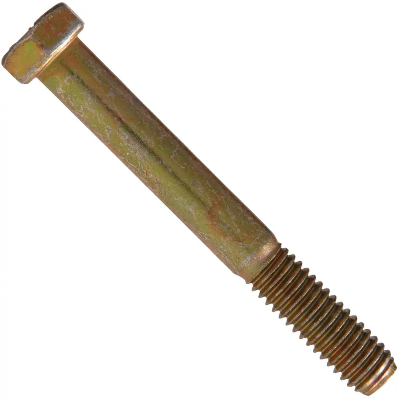 Hillman Grade 8 Hex Cap Screw – 3/8-Inch X 2-Inch, Yellow Dichromate Finish (100-Pack) 1