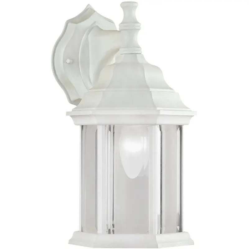 Home Impressions Outdoor Wall Light – White Incandescent A-Style Fixture 1