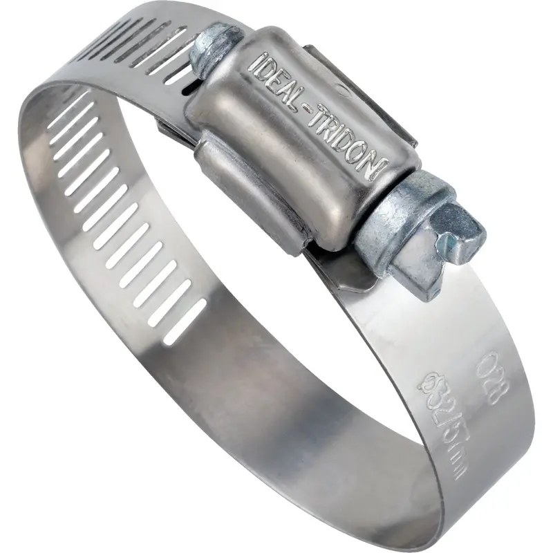 Ideal Stainless Steel Hose Clamp – 1.75"–2.75", Zinc-Plated Screw, Heavy-Duty Band 1