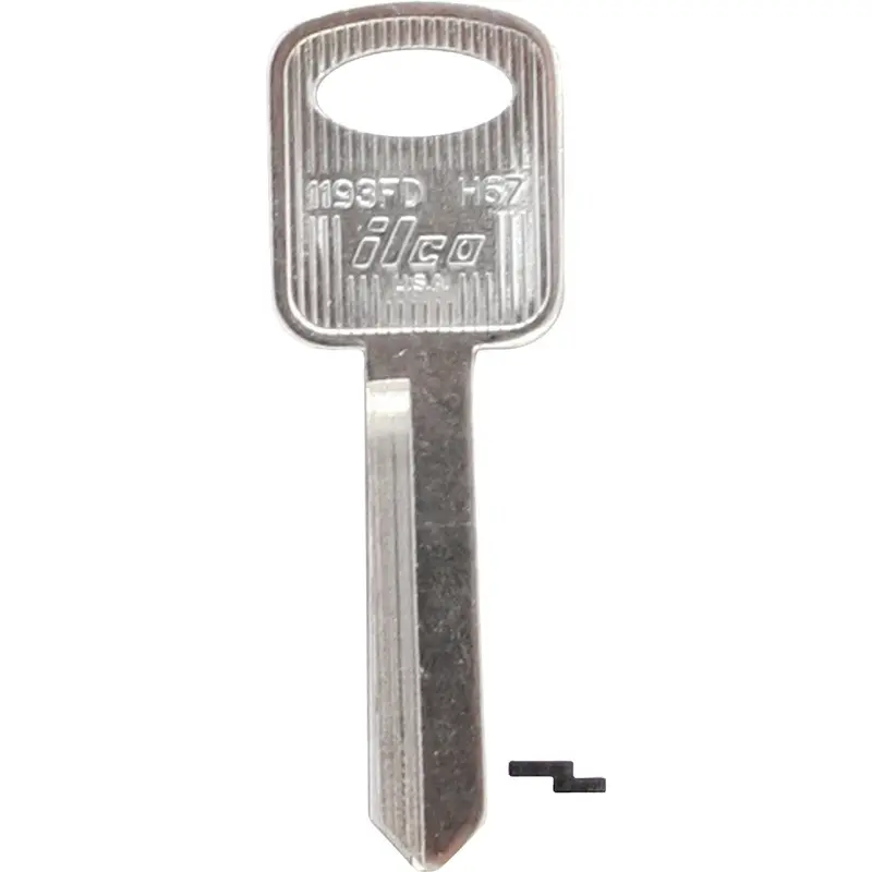 Ilco Ford-Compatible Automotive Keys – Nickel-Plated H67 Blank, 10-Pack 1