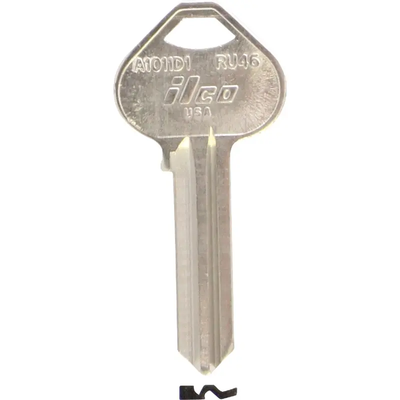 Ilco Russwin File Cabinet Key – Nickel Plated Ru46, 10-Pack 1