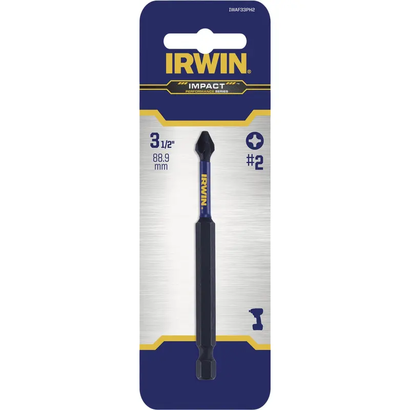 Irwin Impact Phillips #2 Screwdriver Bit – 3-1/2" Length 1