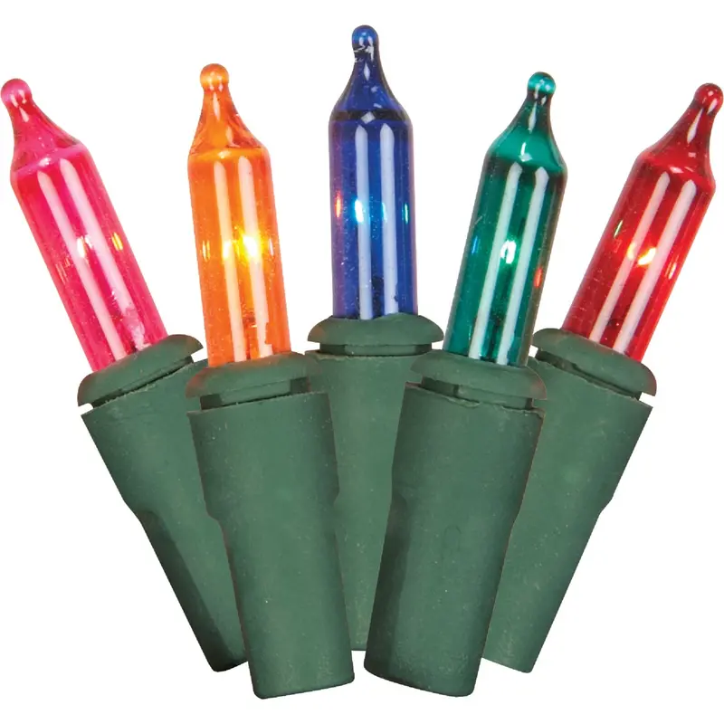 J Hofert Multi-Color Mini Incandescent Light Set – 100-Bulb Holiday Strand 1