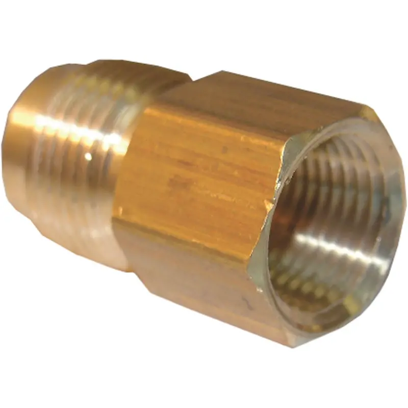 Lasco 1/2-Inch Male X 3/4-Inch Female Brass Flare Adapter – Plumbing Fitting 1