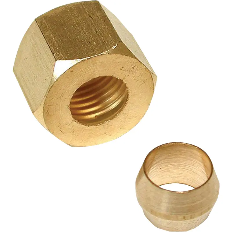 Lasco 1/4 In. Compression Fitting Nut And Sleeve Assembly 1