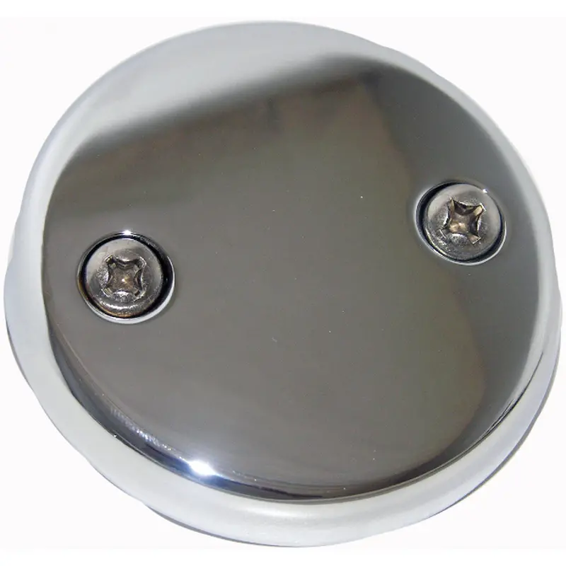 Lasco Two-Hole Chrome Bath Drain Faceplate – Decorative Trim Ring 1