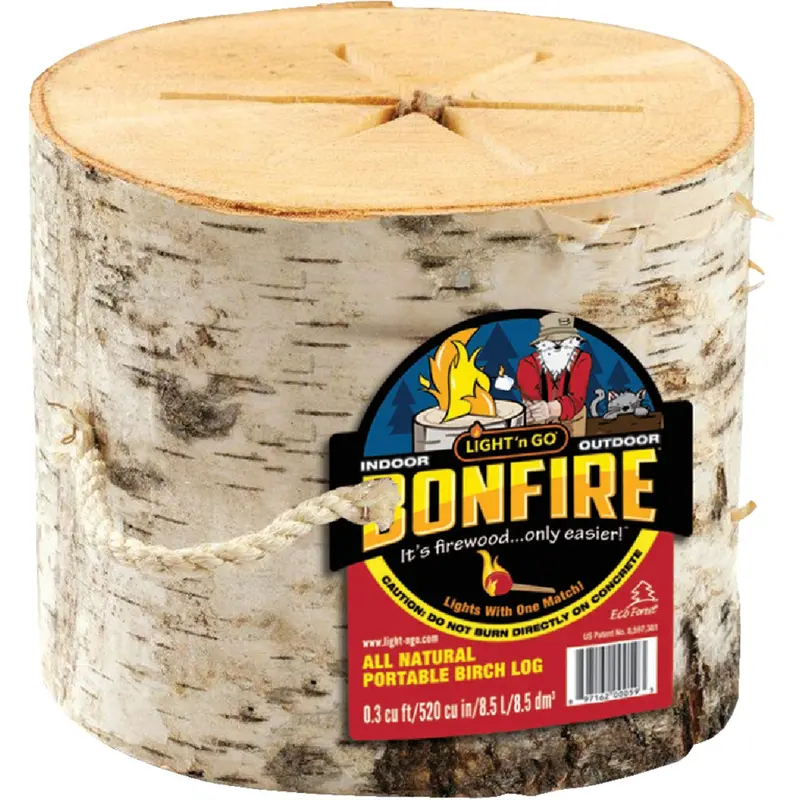 Light’N Go Bonfire Indoor Fire Log – Burns Up To 1.5 Hours 1