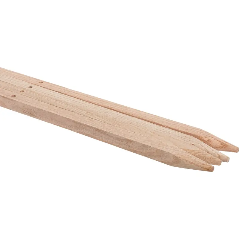 Madison Mill Oak Plant Stake Set – 24-Inch Wooden Supports (4-Pack) 1