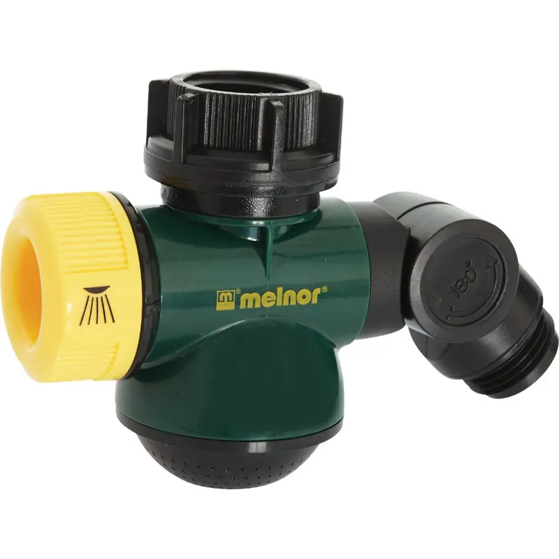 Melnor Wash & Fill Y-Shaped Hose Connector – 3/4" Female/Nominal Hose Threads 1