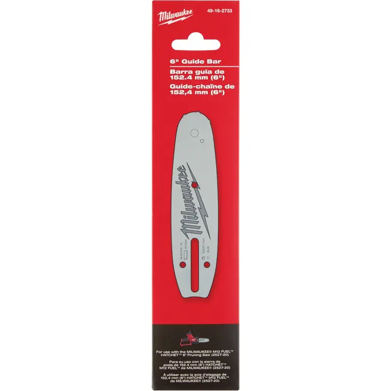 Milwaukee Chainsaw Guide Bar – 6-Inch Replacement Bar For Compact Cutting Tools 1