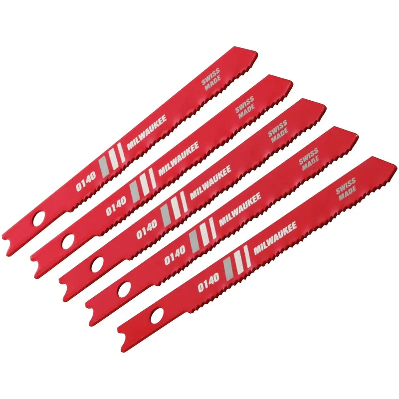 Milwaukee U-Shank Jig Saw Blade — 2-3/4-Inch × 24 Tpi Hss For Metal (5-Pack) 1