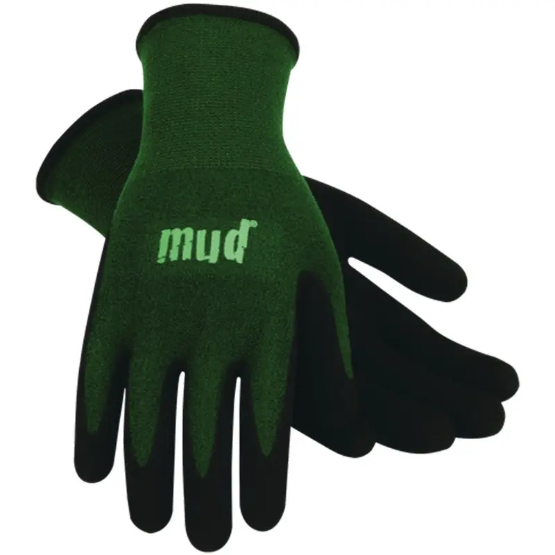 Mud Bamboo Flex Garden Glove — Medium/Large, Emerald Green 1