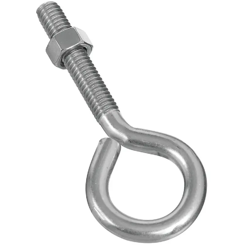 National Stainless Steel Eye Bolt – 3/8" Diameter × 4" Length 1